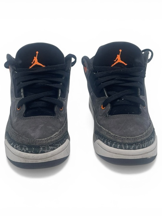 Jordan Other - Nike Air Jordan 3 Retro Kids 11C Black Orange Cement Sneakers